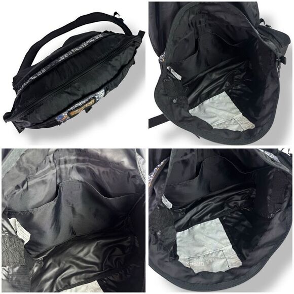 L.L. Bean Messenger Shoulder Flap Crossbody Bag Graffiti Skateboard Surfer Surf - Picture 10 of 16